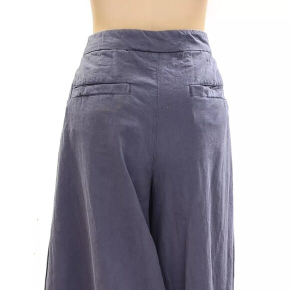 Free People Tegan Washed Barrel Trousers Pants Cotton High Waisted M NEW 278452 - Picture 9 of 10